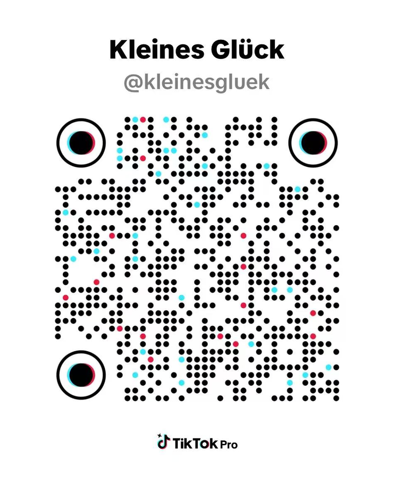 TikTok QR code for Kleines Glück @kleinesgluek